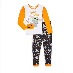 Pajamas Halloween Fall Size 4 Yoda Star Wars Unisex